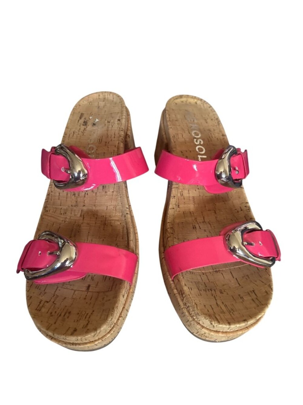Unisex Aerosoles Chance Heeled Sandals Virtual Pink NEW Size 12M Slides